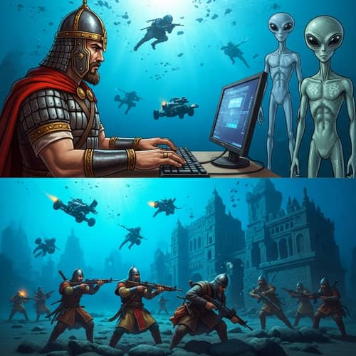 Legendary Slavic Bogatyr Warrior Programming Against Historical and Extraterrestrial Foes