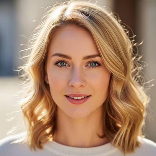 Blonde European Woman Photo | Stunning Portrait