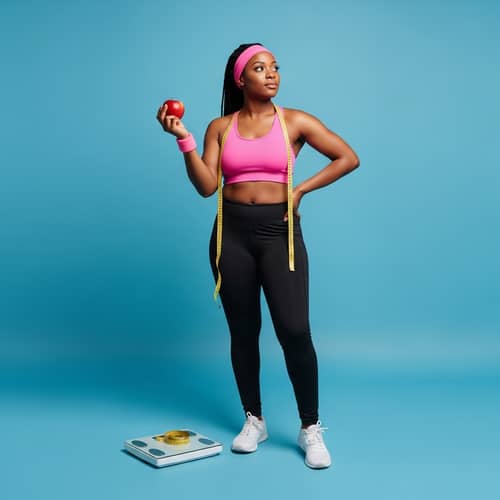Healthy Weight Loss Journey of a Confident Black Woman