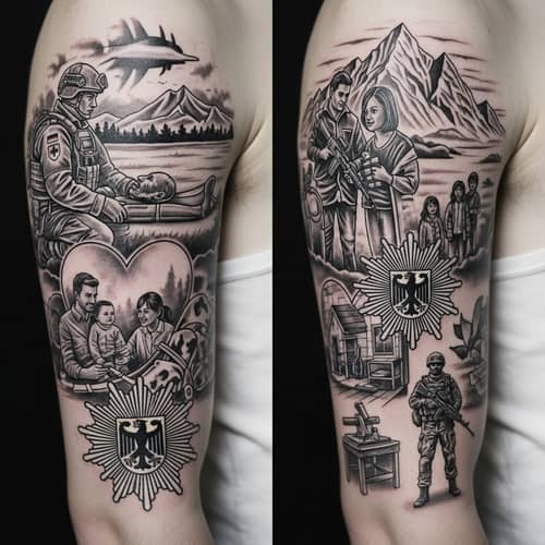 German Medic Tattoo: Save Lives in Overseas Missions
