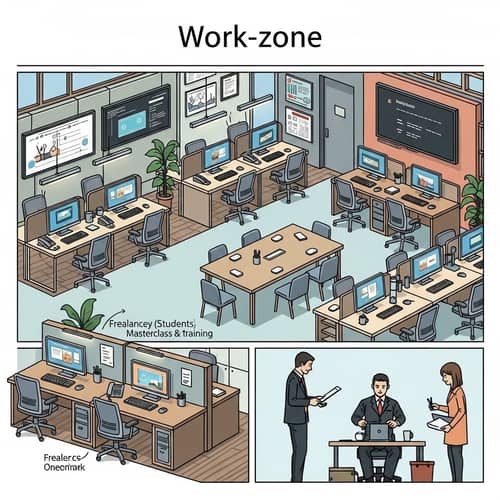 Optimal Work-Zone: Comfortable Workspace for Freelancers and Students