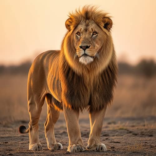 Majestic African Lion - Symbol of Power and Dominance