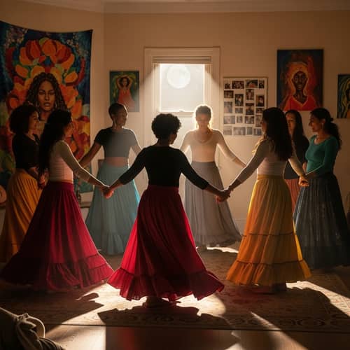 Empowering Women Dancing in Colorful Skirts | Unity & Joy