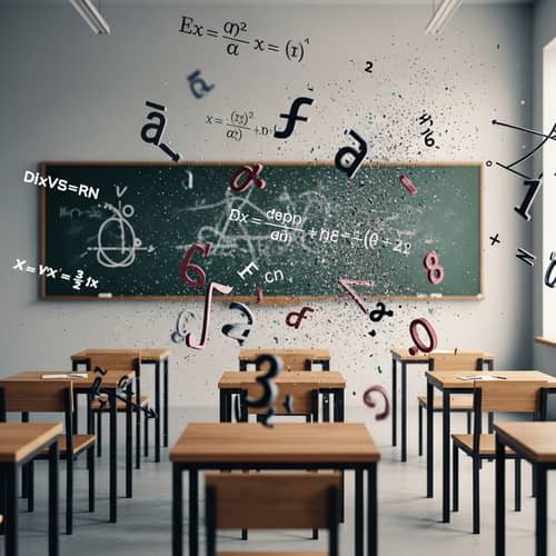 Surreal Disruption of Mathematics: Enigmatic Scene