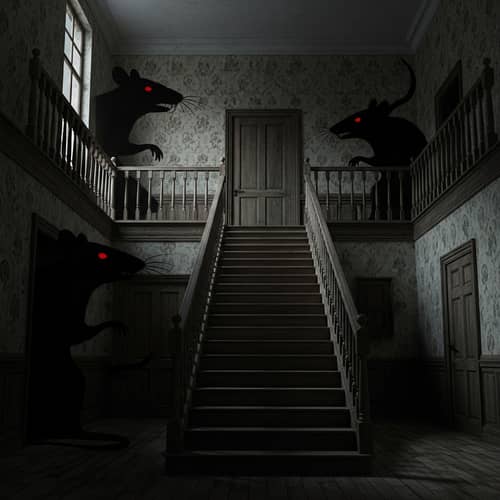 Eerie Haunted Mansion with Mystical Rats - Urban Legends