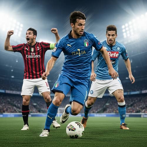 Italian Football Player Wallpaper | National Team & Club Jersey