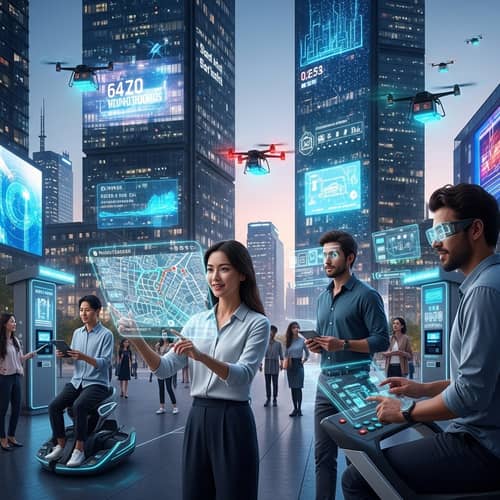 Futuristic Digital Transformation | Modern Tech Lifestyle