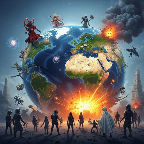 End of the World: Humanity and Cosmic Forces Collide