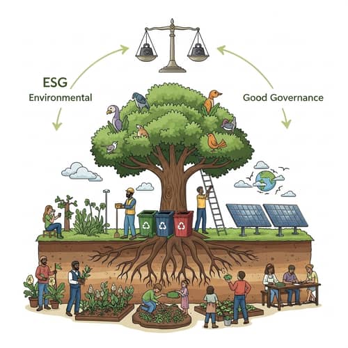 ESG Sustainability: Environmental, Biodiversity, Social Responsibility