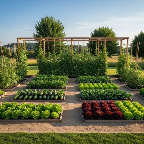 Elegant Vegetable Garden Design | Raised Beds & Greens