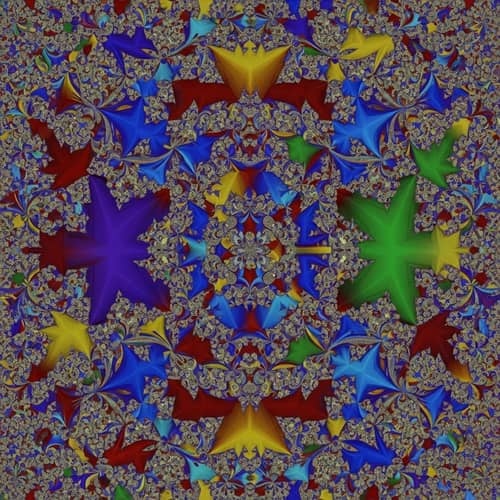 Colorful Geometrical Fractal: Infinite Beauty and Complexity