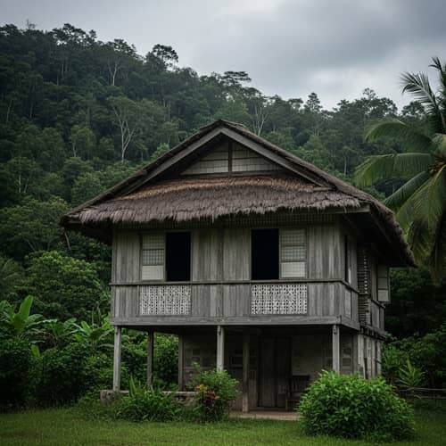 Mysterious Old House in a Secluded Philippine Village