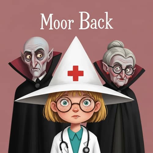 Pixar-Style Children's Book Cover: Young Doctor
