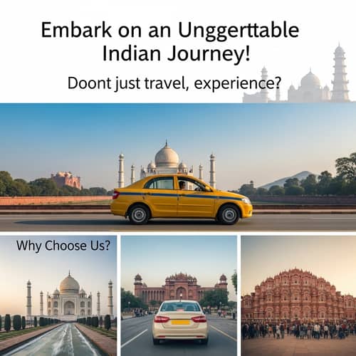 Book Cab from Delhi/NCR for Outstation Ride to Taj Mahal, Mathura, Vrindavan & More