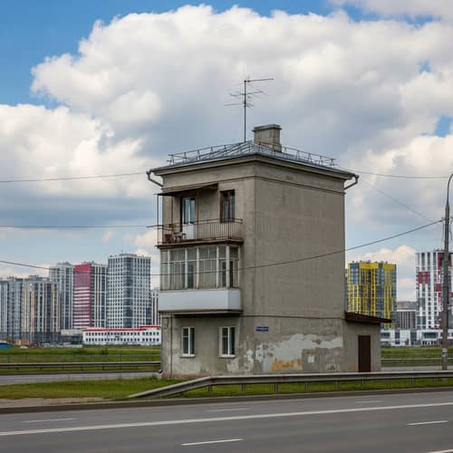 Charming Three-Story Khrushchyovka House in Russia