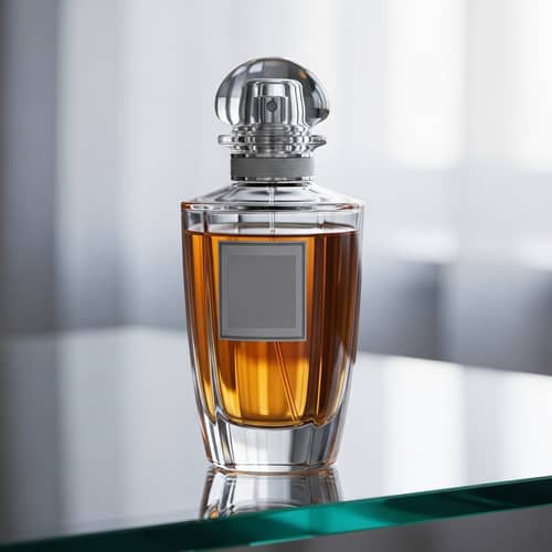 Luxury Amber Perfume Bottle | Exquisite Scent