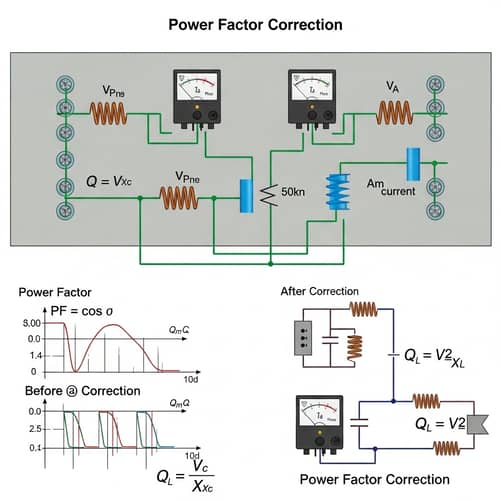 Power Factor Correction Circuit: Components, Monitoring & Waveforms