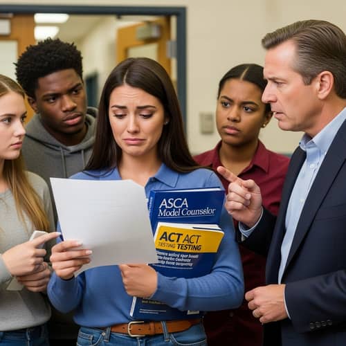 School Counselor in Challenging Situation - Handling Students, Parents, and Principal