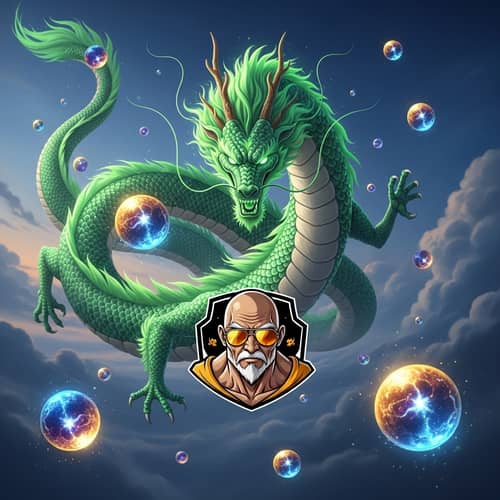 Shenlong Dragon Logo of Master Roshi