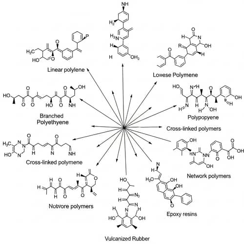 Chemical Structure of Possible Polymers | Polymerization Process