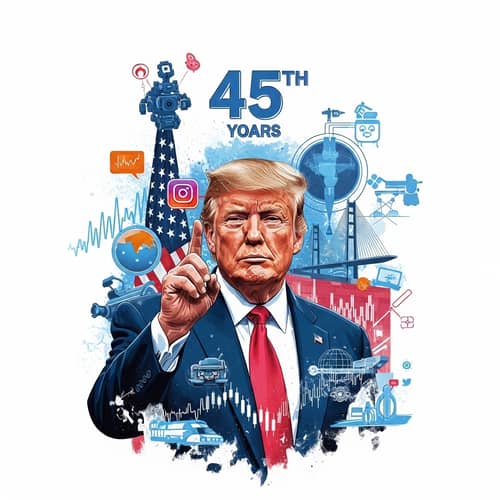 NFT Art of 45th President Donald Trump
