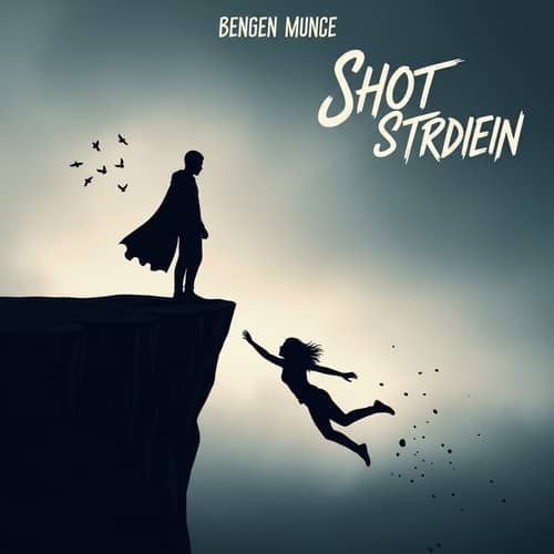 Heroic Silhouettes on Cliff | Album Cover Art