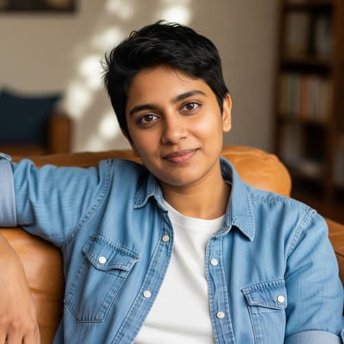 Indian Descent Casual Outfit - Relaxed Setting