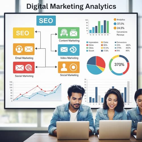 Digital Marketing Analytics Landscape with SEO & Social Media Metrics