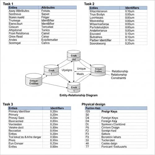 Data Requirements, ER Diagram, and Physical Design Overview