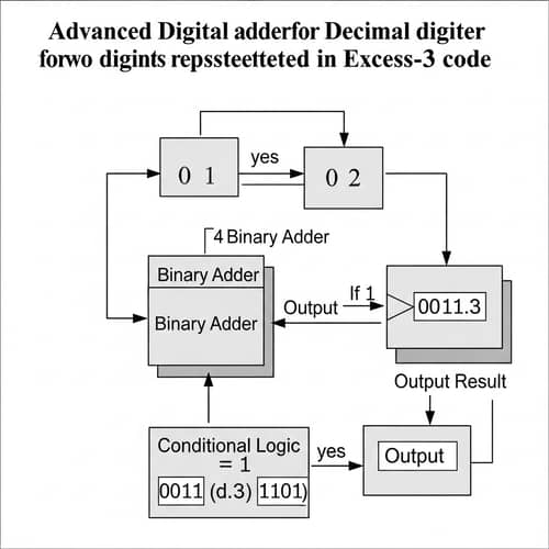 Advanced Decimal Adder in Excess-3 Code | Digital Electronics Concept