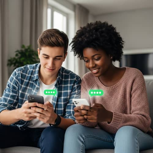 3D Online Chatting: Teenagers Engaging with Smartphones