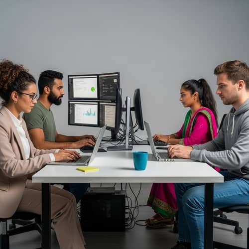 Online Chatting Scene with Diverse Group of Individuals