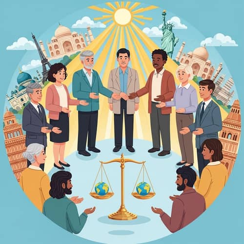 Visual Representation of Human Rights & Dignity | Global Diversity & Unity