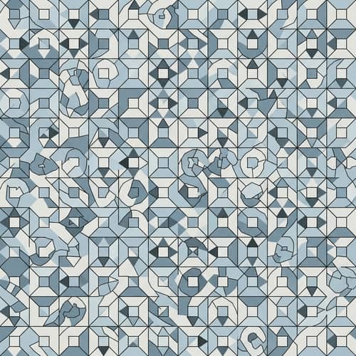 Ferocious Ocean Wave Semi-Regular Tessellation
