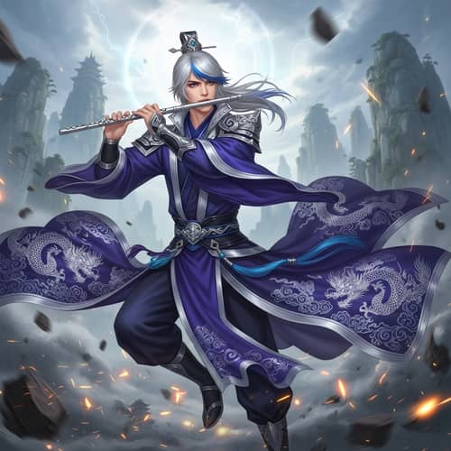 Xiao Genshin Impact Character | Traditional Chinese Robes