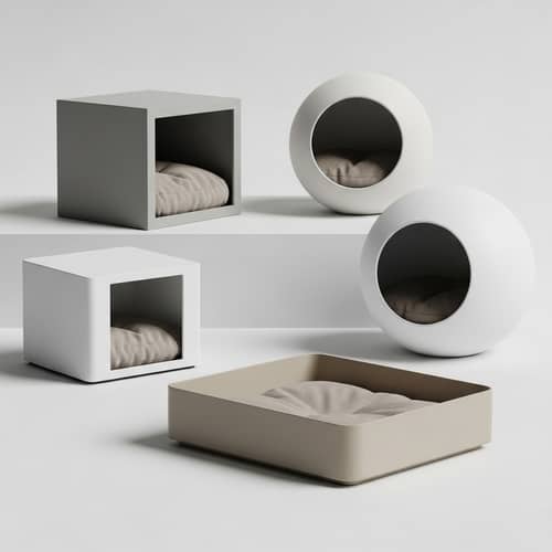 Modern Minimalistic Cat Beds - Stylish Designs for Cats
