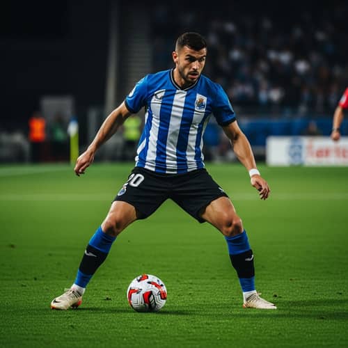 Top-Class Soccer Athlete: Exceptional Footwork and Agility