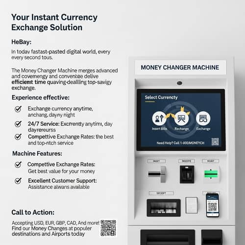 Efficient Money Changer Machine: 24/7 Currency Exchange Solution
