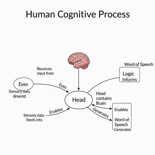 Human Cognitive Processes Mind Map