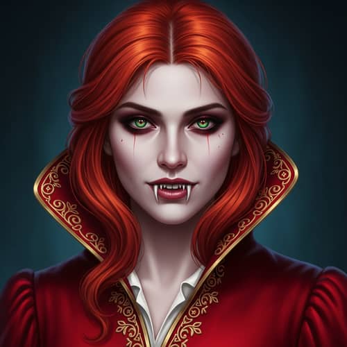 Triss Merigold Vampire Illustration - The Witcher Fan Art