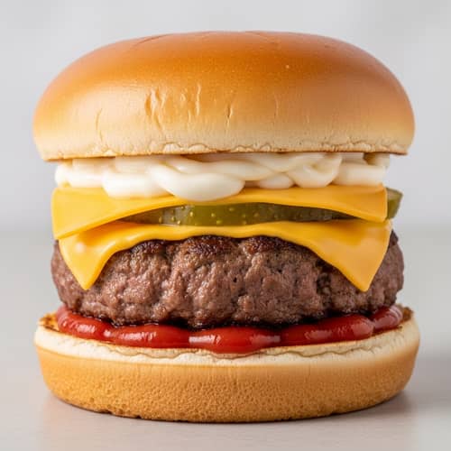 Delicious Cheeseburger Recipe | Ingredient List & Assembly