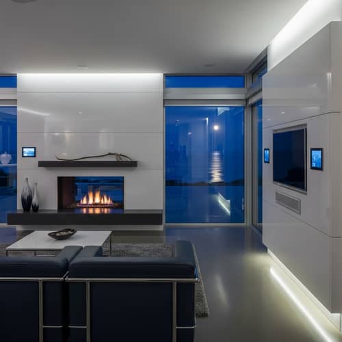 Modern Oceanfront House with Hitech Renovation | Serene Night Atmosphere