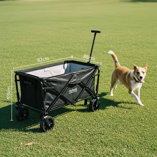 Lightweight Hand-Pulled Camping Cart for Outdoor Adventures