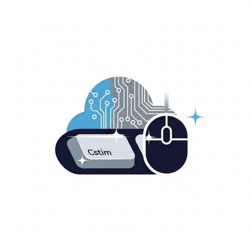 Modern Online Technology Store Icon | Digital Aesthetics