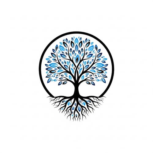 Professional Circular Tree Logo Design