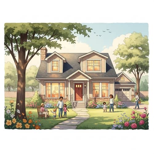 Warm and Cozy House in Picturesque Landscape
