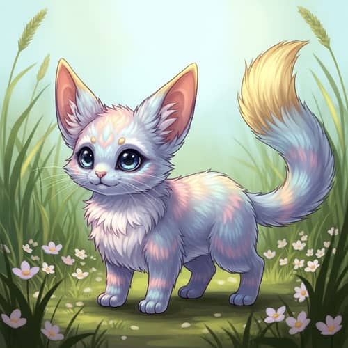 Cute fantasy animal drawing 