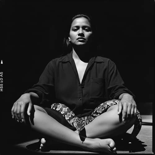 Chiaroscuro Photography: Woman with Snake