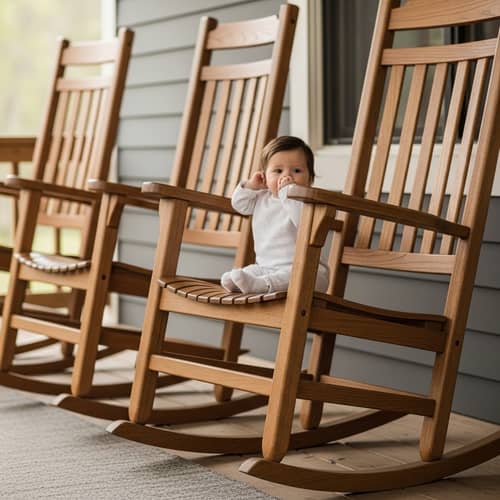 Tranquil Equilibrium with Rocking Chairs | Home Comfort