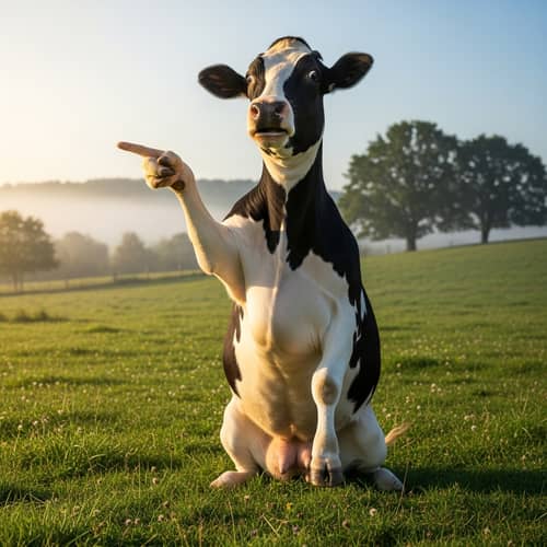 Cow Pointing: A Unique Farm Animal Insight